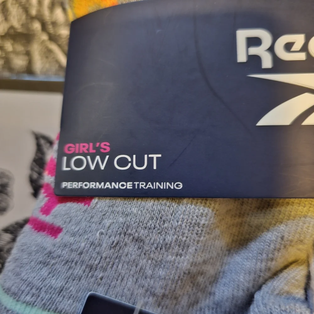 Reebok girls low cut performance training 6  pairs  pack  socks